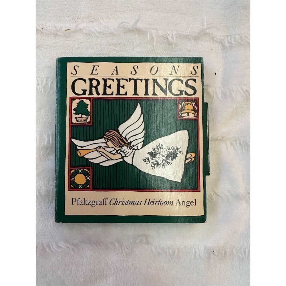 Pfaltzgraff 1988 Angel Ornament Seasons Greetings Christmas Heirloom